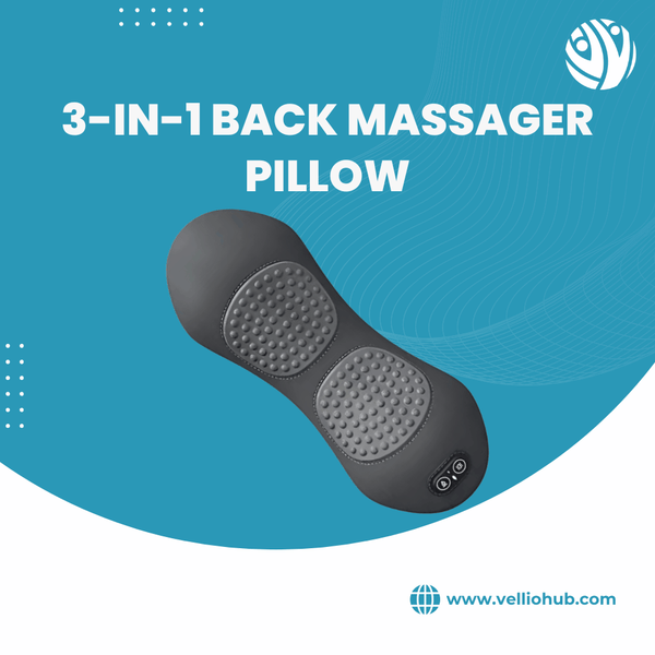3-in-1 Back Massager Pillow